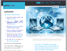 Tablet Screenshot of goldenwebweaver.com